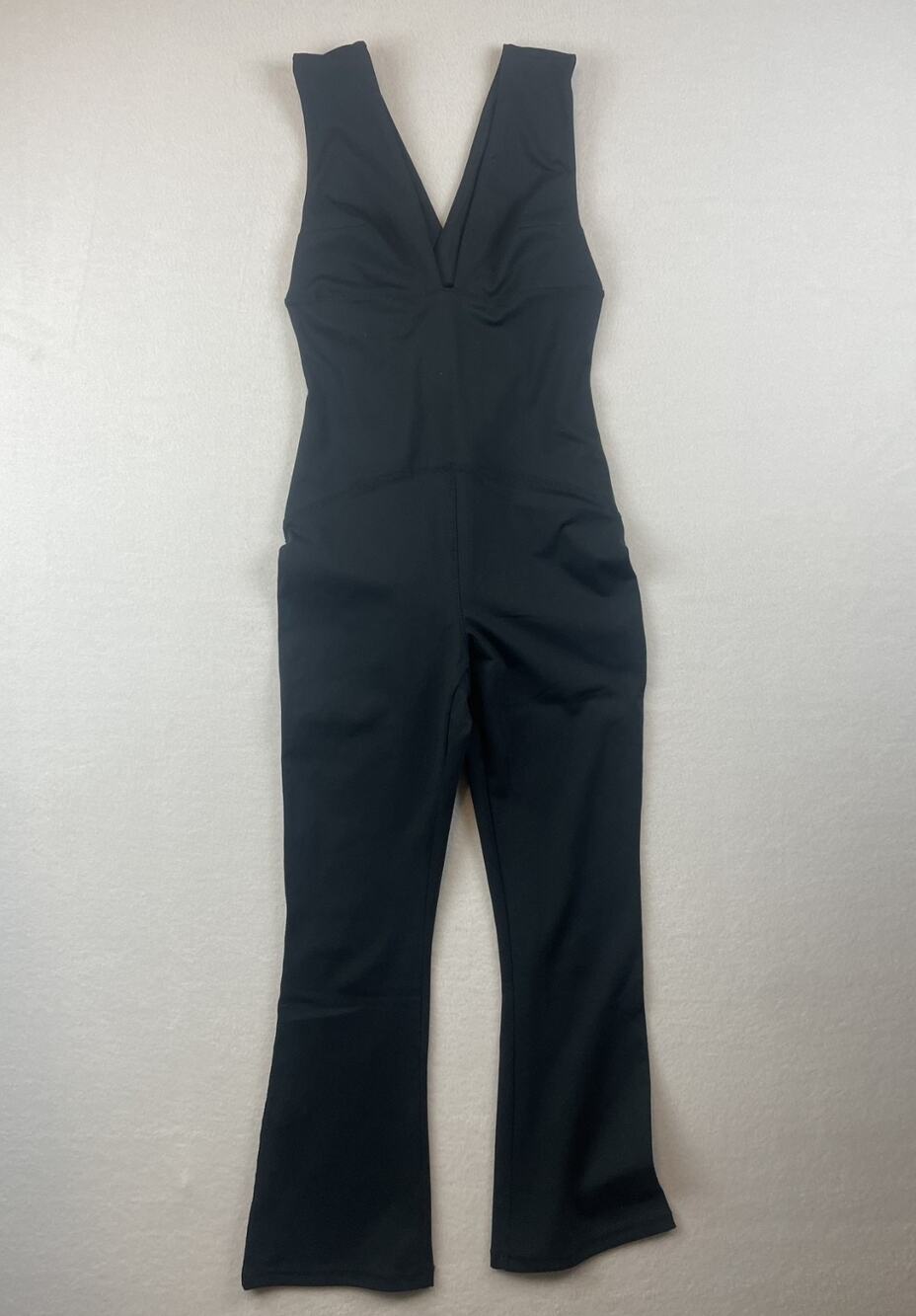 Free People Movement After Hours Womens Sz S/M Jumpsuit Black Sleeveless